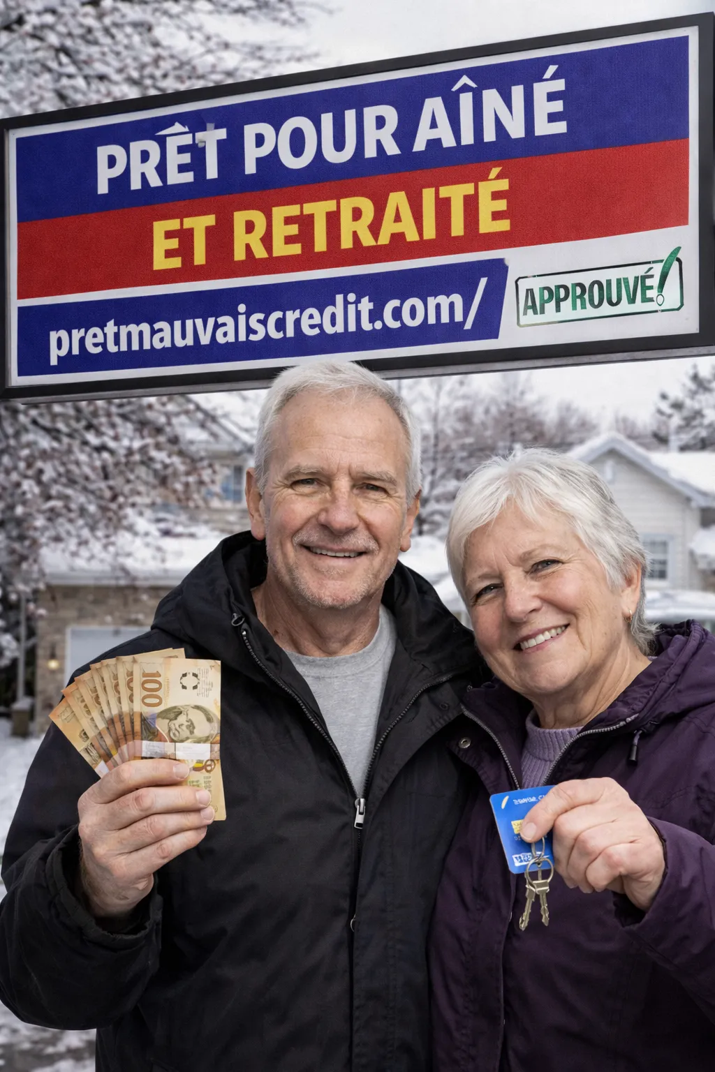 PRÊT POUR AINÉ ET RETRAITÉ AVEC MAUVAIS CRÉDIT (QUÉBEC)