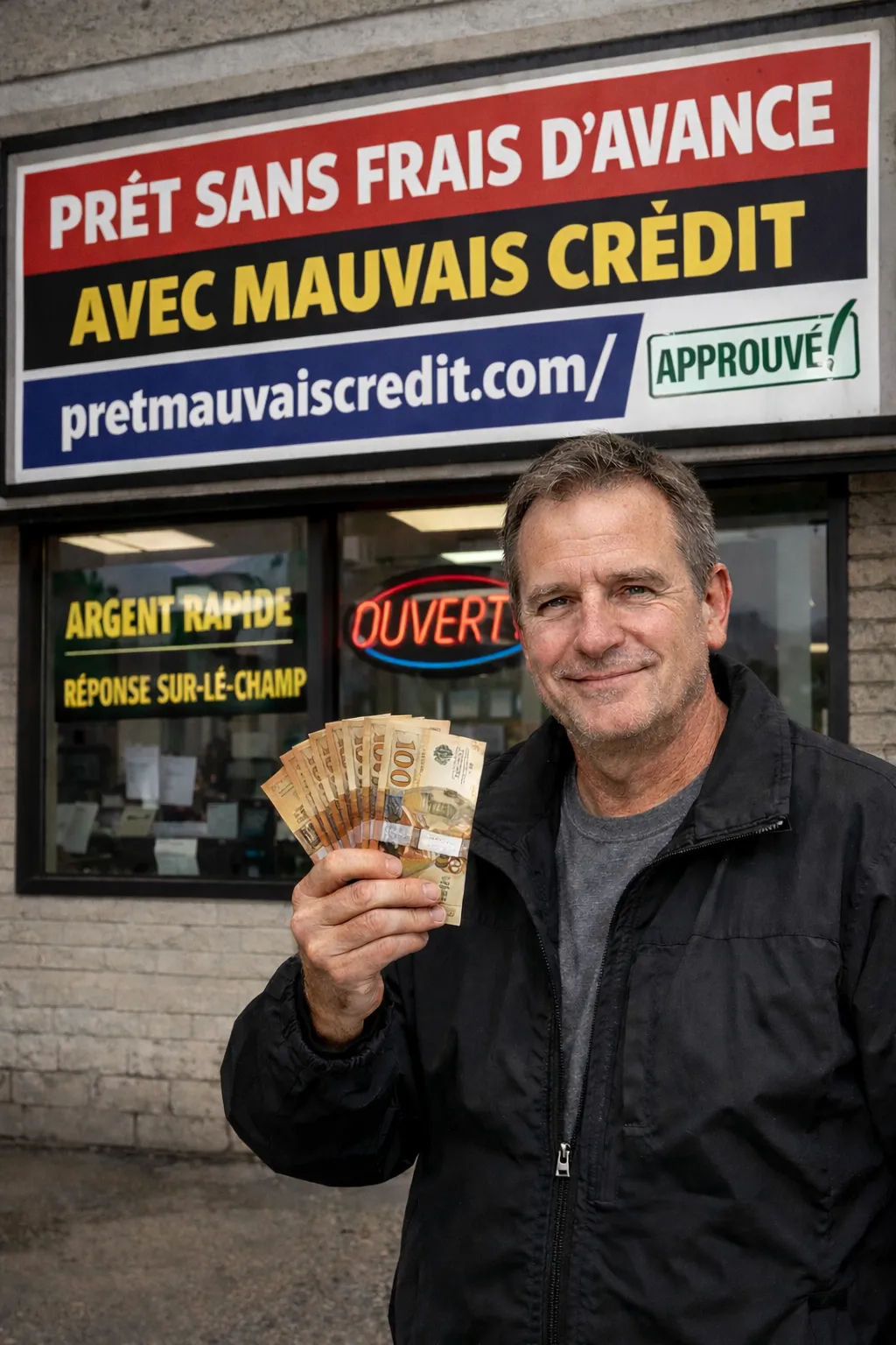 PRÊT AVEC MAUVAIS CRÉDIT SANS FRAIS D'AVANCE