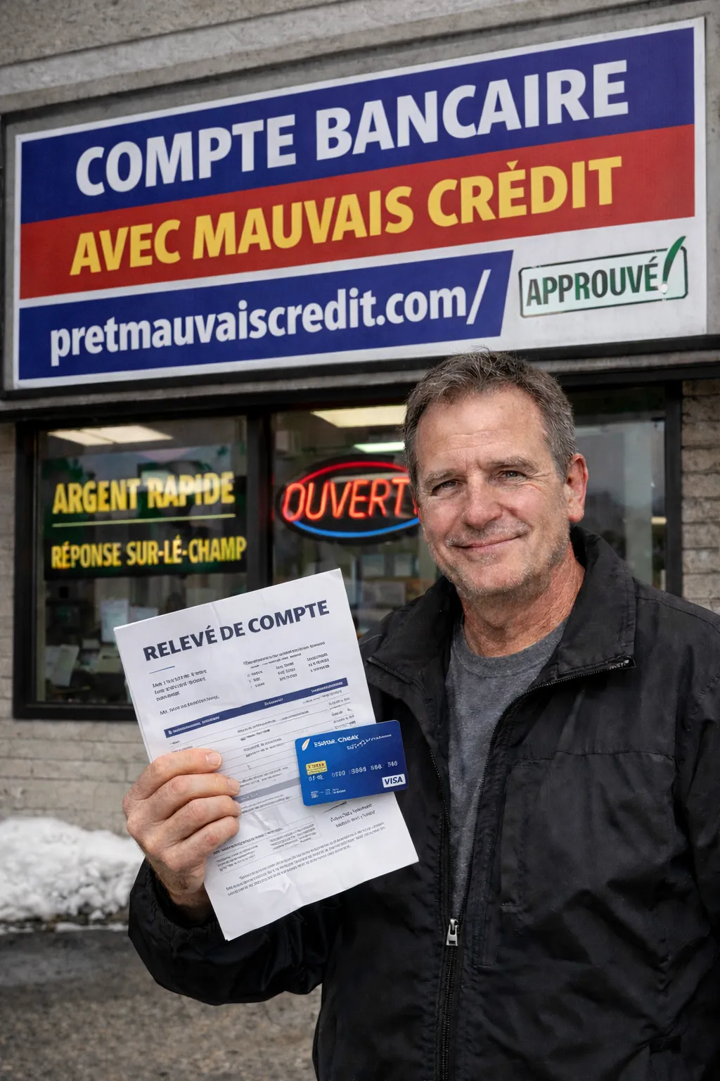 COMPTE BANCAIRE MAUVAIS CRÉDIT