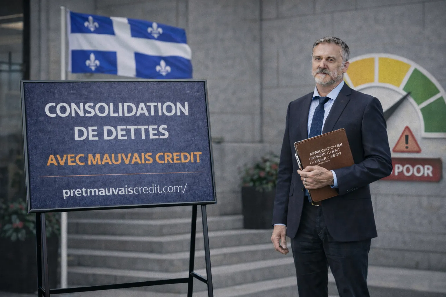 CONSOLIDATION DE DETTES AVEC MAUVAIS CRÉDIT