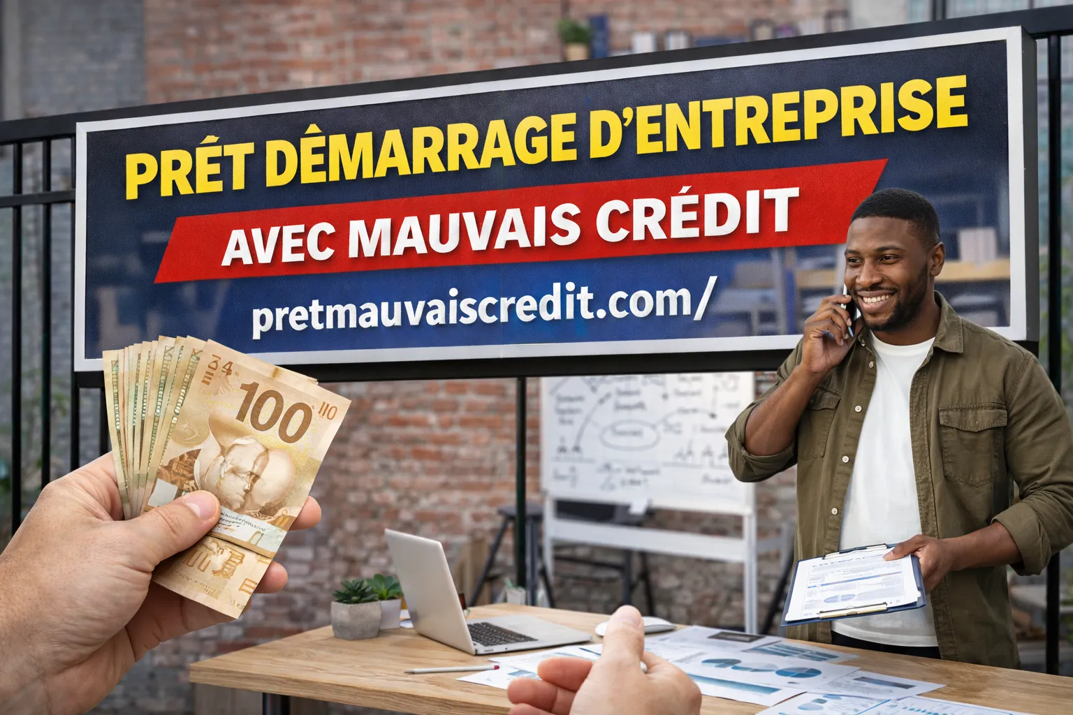 PRÊT DÉMARRAGE ENTREPRISE AVEC MAUVAIS CRÉDIT