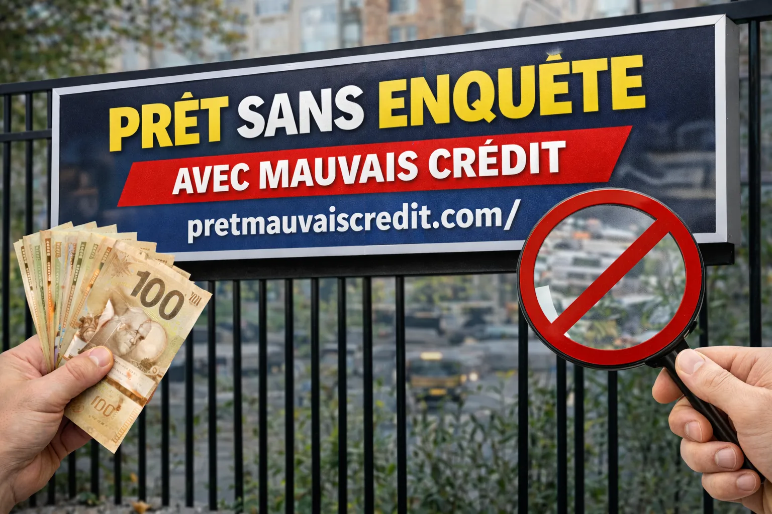 PRÊT SANS ENQUÊTE POUR MAUVAIS CRÉDIT