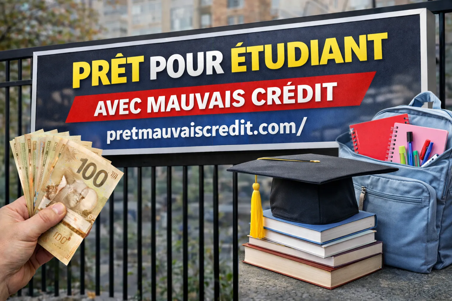PRÊT POUR ÉTUDIANT AVEC MAUVAIS CRÉDIT