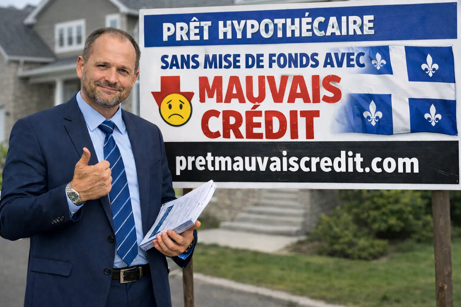 PRÊT HYPOTHÉCAIRE SANS MISE DE FONDS POUR MAUVAIS CRÉDIT